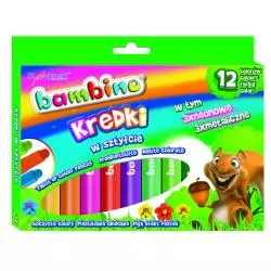 KREDKI W SZTYFCIE BAMBINO 12 KOLORÓW