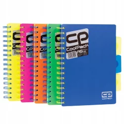 KOŁOZESZYT A5 W KRATKĘ 100 KARTEK COOLPACK