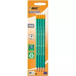 OŁÓWEK Z GUMKĄ HB 4 SZT BIC