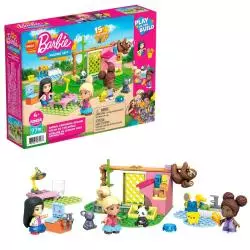 KLOCKI BARBIE SALON DLA ZWIERZĄT MEGA BLOKS 4+