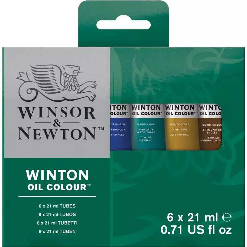 ZESTAW FARB OLEJNYCH 6 KOLORÓW WINSOR&NEWTON - Winsor & Newton