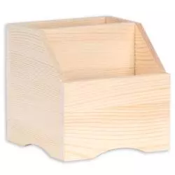 POJEMNIK DREWNIANY NA DŁUGOPISY