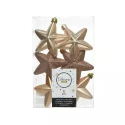 BOMBKI GWIAZDKI WANILIOWE 6 SZTUK II GATUNEK