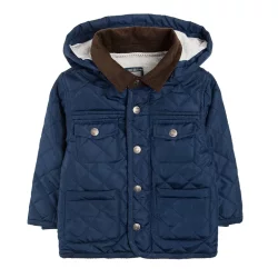 KURTKA WIOSENNA CHŁOPIĘCA GRANATOWA PIKOWANA 86 CM COOL CLUB UŻYWANA