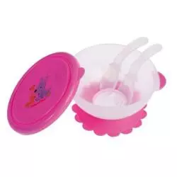 MISECZKA Z ZESTAWEM SZTUĆCÓW FISHER PRICE 6M+