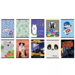 ZESZYT A5 W KRATKĘ 32 KARTKI Z MARGINESEM