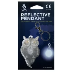 BRELOK ODBLASKOWY SOWA ZAWIESZKA DO KLUCZY