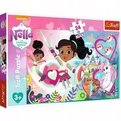 NELLA NIEUSTRASZONA KSIĘŻNICZKA PUZZLE MAXI 24 ELEMENTY TREFL 3+ II GATUNEK