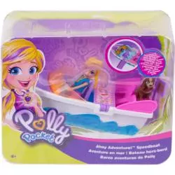 LALKA POLLY POCKET Z MOTORÓWKĄ I PSEM W ZESTAWIE 4+
