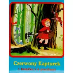 CZERWONY KAPTUREK. KSIĄŻKA Z PUZZLAMI