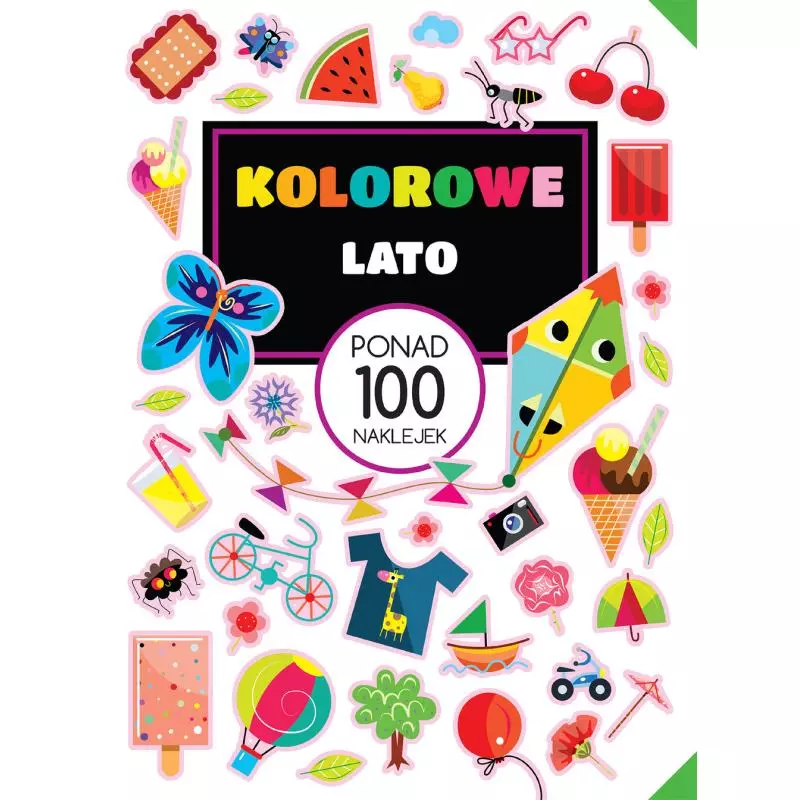 KOLOROWE LATO. PONAD 100 NAKLEJEK - Wilga