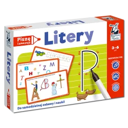 LITERY. PISZĘ I ZMAZUJĘ. KAPITAN NAUKA 3-6 LAT
