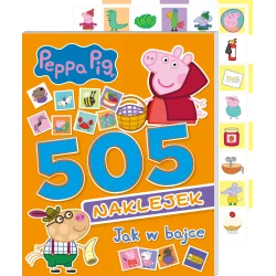 ŚWINKA PEPPA. JAK W BAJCE. 505 NAKLEJEK