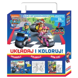 PSI PATROL. UKŁADAJ I KOLORUJ