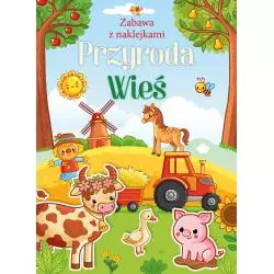 PRZYRODA. WIEŚ. ZABAWA Z NAKLEJKAMI