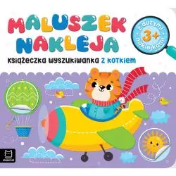 KSIĄŻECZKA WYSZUKIWANKA Z KOTKIEM. MALUSZEK NAKLEJA 3+