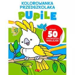 PUPILE. KOLOROWANKA PRZEDSZKOLAKA Z NAKLEJKAMI
