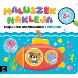 KSIĄŻECZKA WYSZUKIWANKA Z PIESKIEM. MALUSZEK NAKLEJA 3+