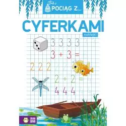 POCIĄG Z CYFERKAMI. KSIĄŻECZKA Z NAKLEJKAMI