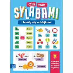 CZYTAM SYLABAMI I BAWIĘ SIĘ NAKLEJKAMI. CIEKAWE ZADANIA DO NAUKI CZYTANIA