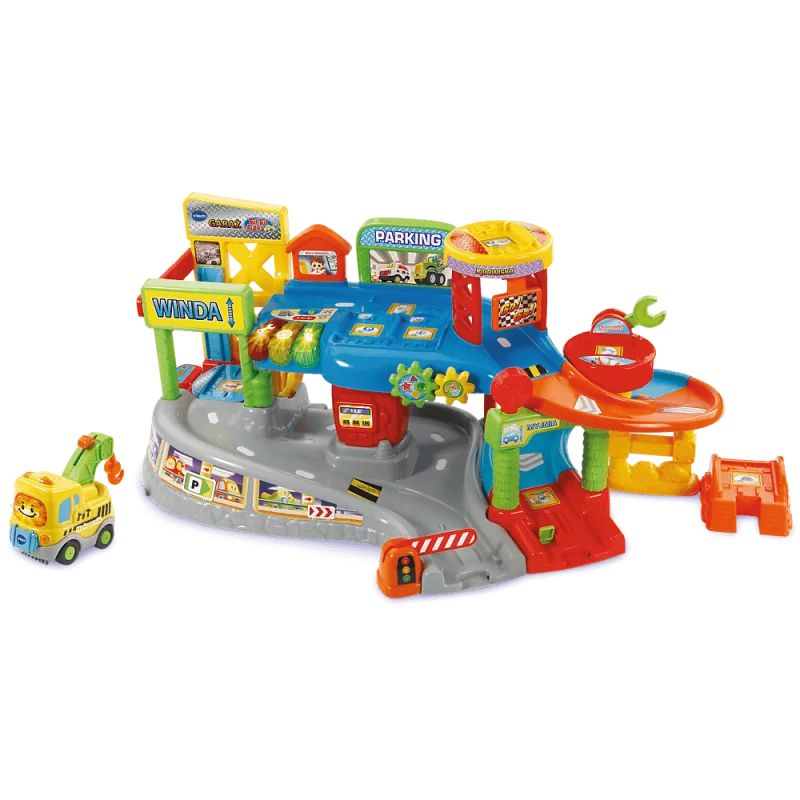 INTERAKTYWNY GARAŻ TUT TUT AUTKA VTECH 1-5 LAT - Vtech