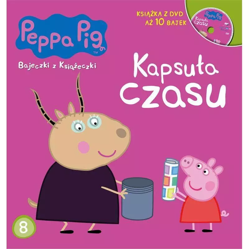 KAPSUŁA CZASU ŚWINKA PEPPA BAJECZKI Z KSIĄŻECZKI 8 + DVD - Media Service Zawada KAPSUŁA CZASU ŚWINKA PEPPA BAJECZKI Z KSIĄŻECZKI 8 + DVD - Media Service Zawada