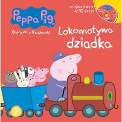 LOKOMOTYWA DZIADKA ŚWINKA PEPPA BAJECZKI Z KSIĄŻECZKI 7 + DVD - Media Service Zawada