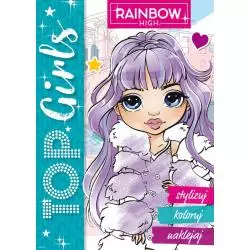 RAINBOW HIGH. TOP GIRLS. STYLIZUJ, KOLORUJ, NAKLEJAJ