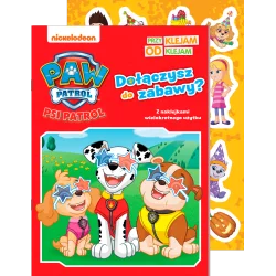 PSI PATROL. DOŁĄCZYSZ DO ZABAWY? PRZYKLEJAM ODKLEJAM Z NAKLEJKAMI WIELOKROTNEGO UŻYTKU