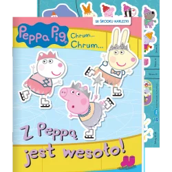 ŚWINKA PEPPA. Z PEPPĄ JEST WESOŁO! KSIĄŻECZKA Z NAKLEJKAMI