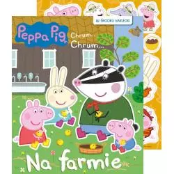 ŚWINKA PEPPA. NA FARMIE. KSIĄŻECZKA Z NAKLEJKAMI