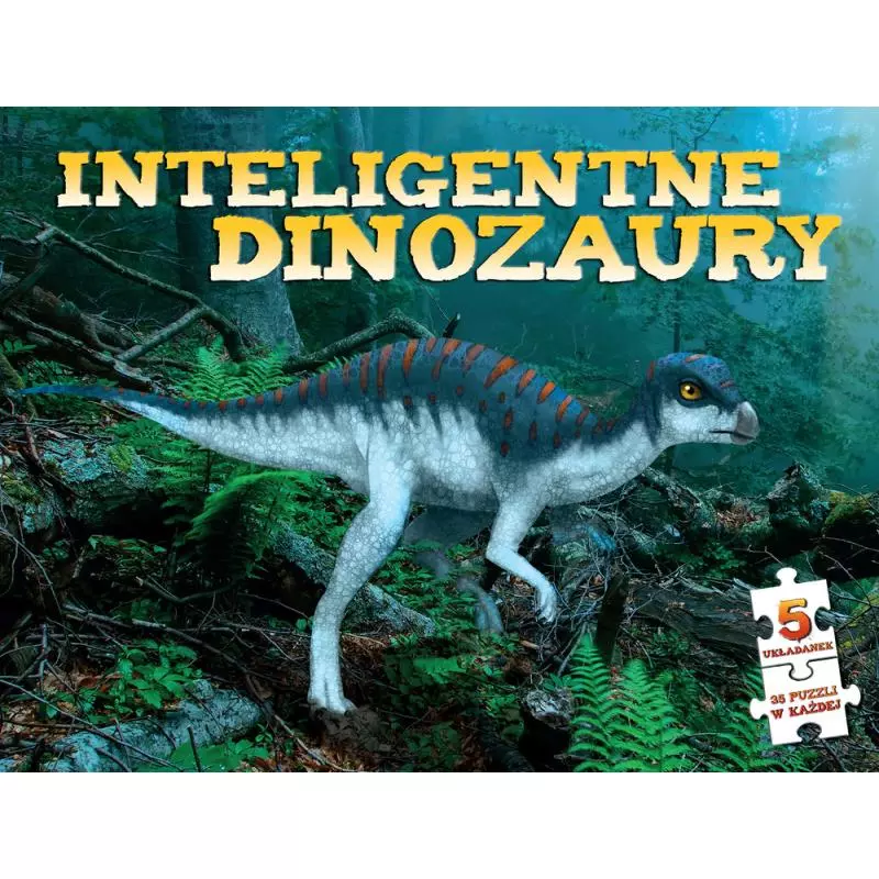 INTELIGENTNE DINOZAURY 5 UKŁADANEK - Wilga