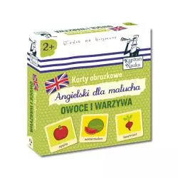OWOCE I WARZYWA ANGIELSKI DLA MALUCHA KARTY OBRAZKOWE KAPITAN NAUKA 2+