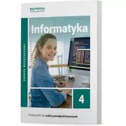 INFORMATYKA 4. PODRĘCZNIK LICEUM I TECHNIKUM ZAKRES ROZSZERZONY