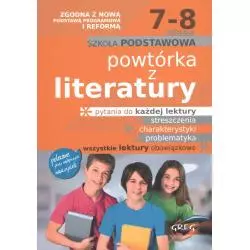 POWTÓRKA Z LITERATURY. KLASY 7-8 SZKOŁA PODSTAWOWA