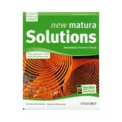JĘZYK ANGIELSKI NEW MATURA SOLUTIONS ELEMENTARY PODRĘCZNIK PAUL A. DAVIES, MAŁGORZATA WIERUSZEWSKA, TIM FALLA
