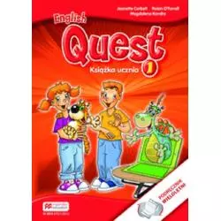 ENGLISH QUEST 1 KSIĄŻKA UCZNIA WERSJA WIELOLETNIA