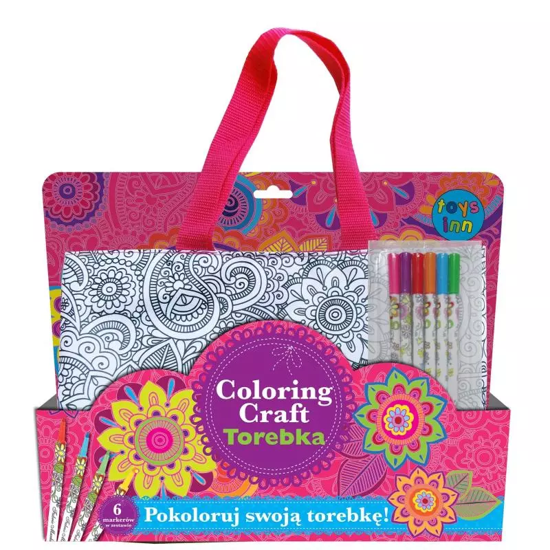TOREBKA METALICZNA SHOPPER DO KOLOROWANIA ZESTAW KREATYWNY - Stnux TOREBKA METALICZNA SHOPPER DO KOLOROWANIA ZESTAW KREATYWNY - Stnux