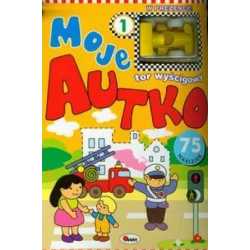 MOJE AUTKO 1 TOR WYŚCIGOWY WYŚCIGÓWKA Z NAKLEJKAMI