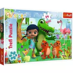 WISPER ŚWIAT PEŁEN PRZYJAŹNI PUZZLE MAXI 24 ELEMENTY 3+