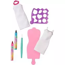 BARBIE SUKIENKA I AKCESORIA DO MALOWANIA 5+