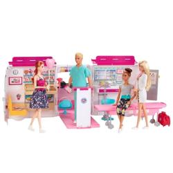 BARBIE I KEN MOBILNA KARETKA Z 2 LALKAMI I AKCESORIAMI 3+ - Mattel