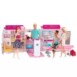 BARBIE I KEN MOBILNA KARETKA Z 2 LALKAMI I AKCESORIAMI 3+ - Mattel BARBIE I KEN MOBILNA KARETKA Z 2 LALKAMI I AKCESORIAMI 3+ - Mattel