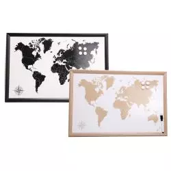 TABLICA MAGNETYCZNA Z MOTYWEM ŚWIATA
