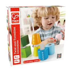 ZAKRĘCONE KLOCKI HAPE 2+