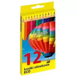 KREDKI OŁÓWKOWE ECO 12 KOLORÓW