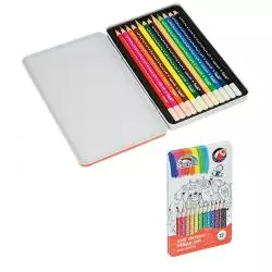 KREDKI OŁÓWKOWE SUPER SOFT FIORELLO 12 KOLORÓW