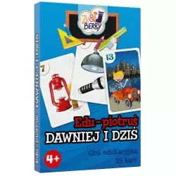 EDU PIOTRUŚ DAWNIEJ I DZIŚ KARTY DO GRY 4+
