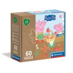 ŚWINKA PEPPA PLAY FOR FUTURE PUZZLE 60 ELEMENTÓW CLEMENTONI 5+