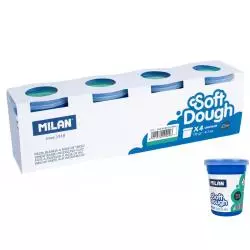 CIASTOLINA BASIC 4 SZTUKI TURKUSOWA MILAN 3+